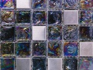 iridescent tiles