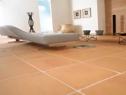 modern terracotta floor